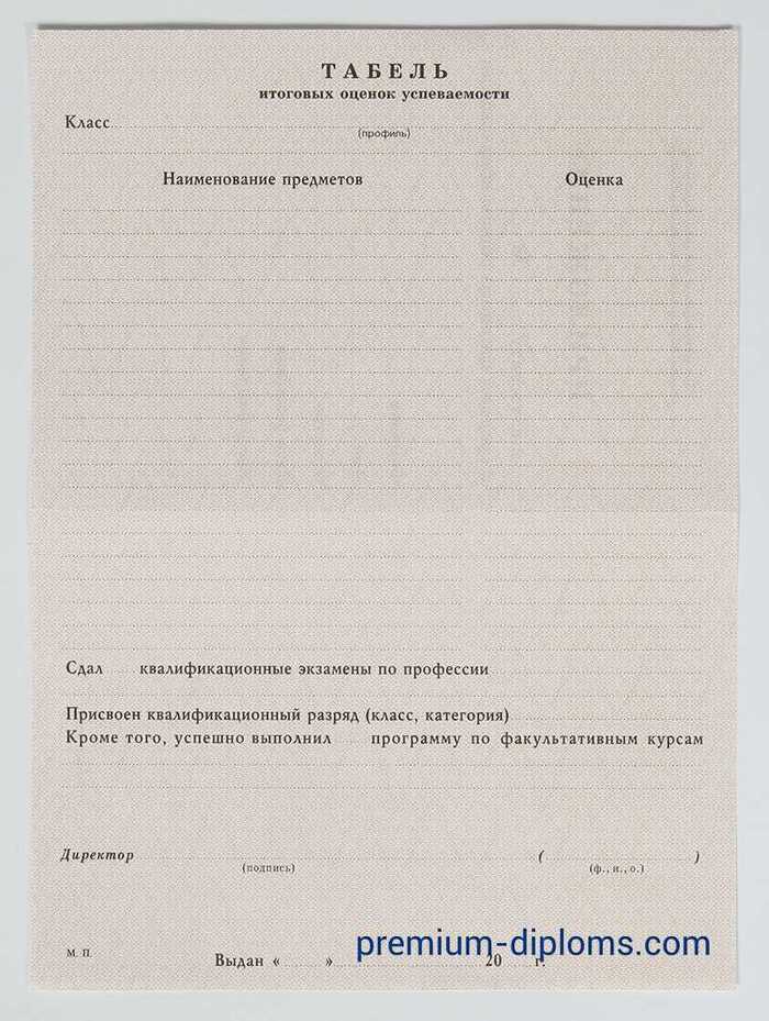 Аттестат 11 классов до 2000 года фото